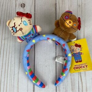 NWT Chucky hello kitty headband plush